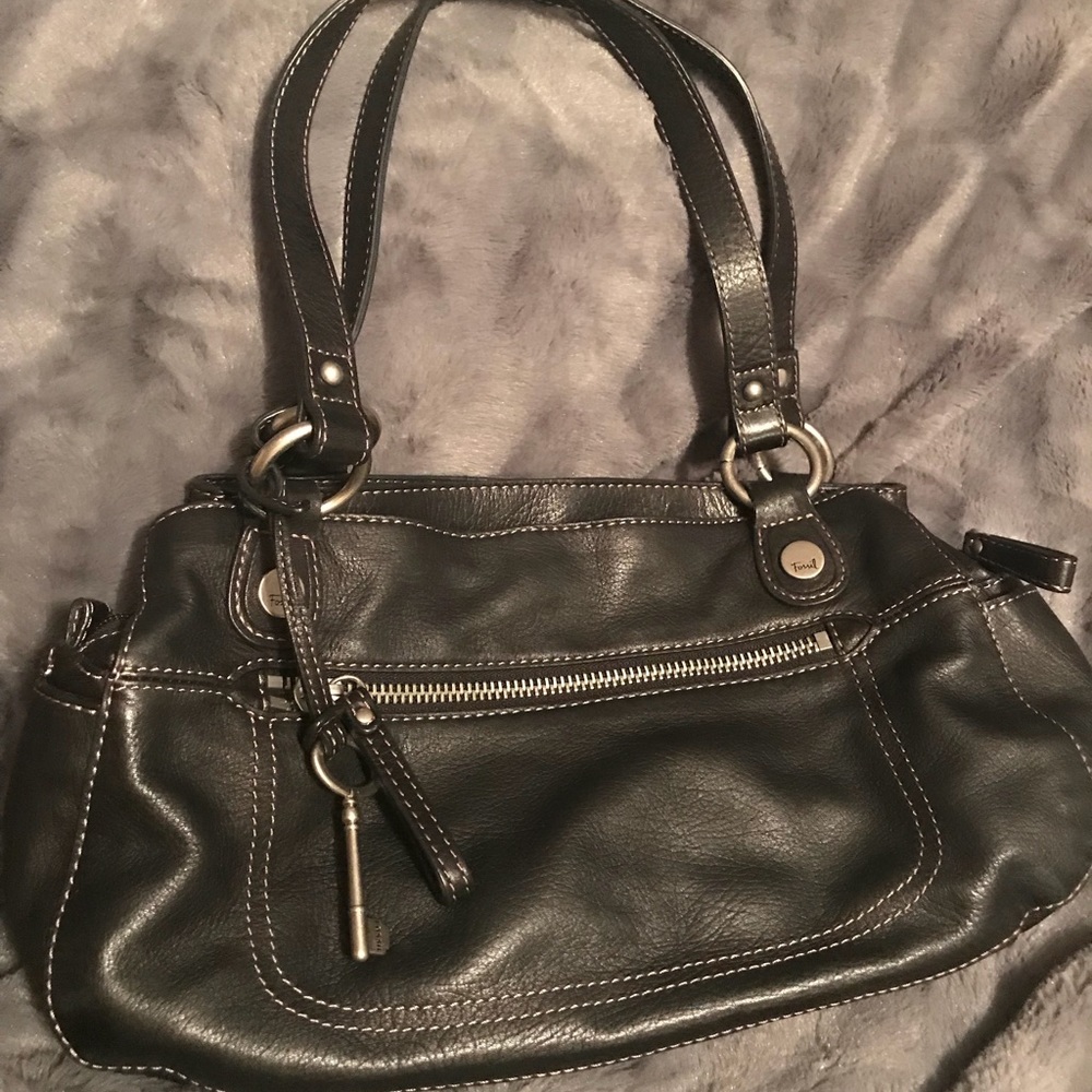 Fossil leather bag